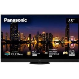 Panasonic TV OLED 164cm (65'') TX-65MZ1500E 4K HDR, Procesador HCX Pro AI, Dolby Vision IQ, HDR10, Pie Giratorio. Plata oscuro