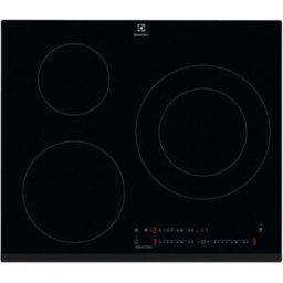 Electrolux Placa inducción con 3 zonas de cocción - EIT60342. Negro