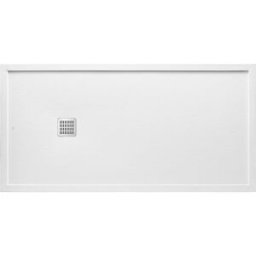 Roca Plato de ducha extraplano de Stonex Terran . (Plato de Ducha 100 x 70 cm) Blanco