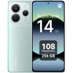 Xiaomi Redmi Note 14 5G 8GB + 256GB móvil libre. (256 GB + 8 GB RAM) Verde Coral