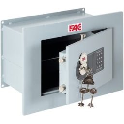 FAC Caja Fuerte Electrónica de Empotrar a Pared 102-E Plus. Metalizado