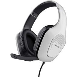 Trust Auriculares Gaming con micrófono GXT415 ZIROX blanco. Blanco