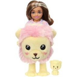 Barbie Chelsea Cutie Reveal Muñeca con disfraz de león.