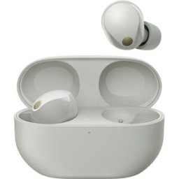 Sony WF-1000XM5 Inalámbricos Cancelación de ruido, 24 h de batería, micrófono, Auriculares compatibles asistentes de voz, para iOS, Android y PC. Plata