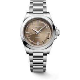 Longines Reloj de mujer Conquest L34304626 automático de acero. Marrón
