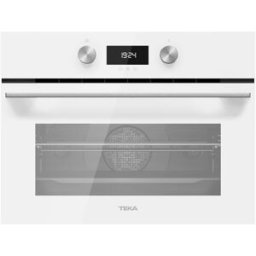 Teka Horno compacto multifunción con sistema de limpieza Hydroclean Pro - HLC 8400 WH. Cristal blanco