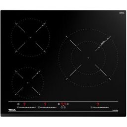 Teka Placa inducción 3 zonas de cocción - IZC 63015 BK MS. Negro