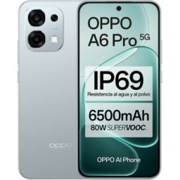 Oppo A6 Pro 5G 8GB + 256GB móvil libre + Funda. (256 GB + 8 GB RAM) Titanio