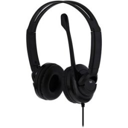 TNB Auriculares de diadema con micrófono para PC T'nB HS-200. Negro