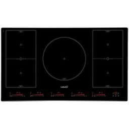 Cata Placa de inducción con 5 zonas de cocción - INSB 9012 BK /A. Negro