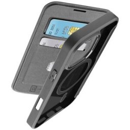 Cellular Line Funda libro negra Cellularline Magsafe para iPhone 16 Pro. Negro