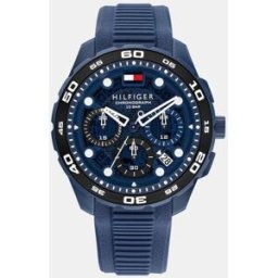 Tommy Hilfiger Reloj de hombre Th-Regatta 1792232 de silicona azul. Azul