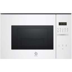 Balay Microondas integrable 20 litros y grill Serie Cristal- 3CG5172. Cristal blanco