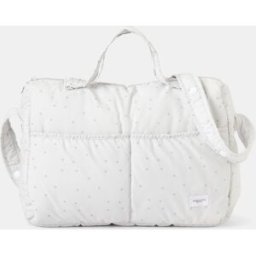 Cotton Juice Baby Home Bolsa canastilla básico estrellas de bebé. Gris niño