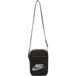 Nike Bolso deportivo Heritage Crossbody . Negro