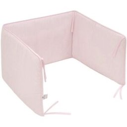 Cambrass Protector para cuna (60x120 cm) Liso E. Rosa claro niño