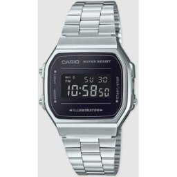 Casio Reloj de mujer de Collection A168WEM-1EF Mirror Face de acero. Plata