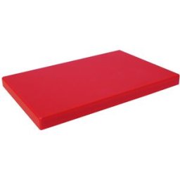 El Corte Inglés Tabla de cortar gruesa . (30 cm) Rojo