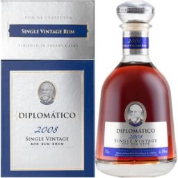 Diplomático Estuche ron Single Vintage 2008.