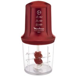 Moulinex Picadora Multi-Moulinette AT714G con 3 cuchillas. Rojo