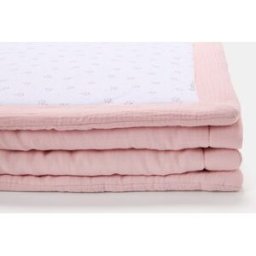 Cotton Juice Baby Home Edredón relleno colección Sésamo 80*110 cm estampado florecitas. (120 X 100 X 2 cm) Rosa antiguo niño