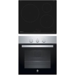 Balay Conjunto de horno multifunción + Placa de inducción - 3HI833XP. Inox / Negro