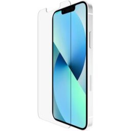 Belkin Protección de Pantalla AntiMicrobiana de Cristal Templado para iPhone 13/13 Pro. Transparente