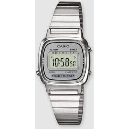 Casio Reloj de mujer de Collection LA670WEA-7EF Vintage. Plata