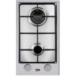 Beko Placa modular de gas con 2 quemadores - HDCG32220FX. Inox