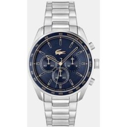 Lacoste Reloj de hombre Boston 2011380 cronógrafo de acero. Plata