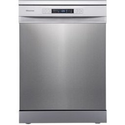 Hisense Lavavajillas 14 servicios, 7 programas, 60 cm - HS623D10X. Inox