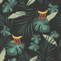 Saint Honore Papel pintado Pachamama Batabasta . (0,52 x 10 m) Negro