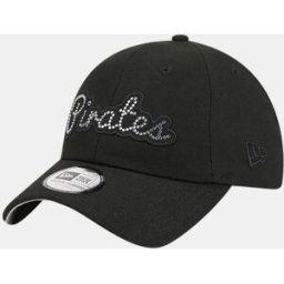 new era Gorra de casual para Mujer 9TWENTY Pittsburgh Pirates Rhinestone . Negro