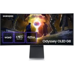 Samsung Monitor PC Gaming curvo 86,3cm (34') Odyssey OLED G8 LS34DG850SUXEN, 175Hz, Ultra Wide QHD 21:9, FreeSync Premium Pro.