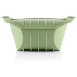 Lékué Estuche de vapor de silicona profundo con capacidad para 4 personas . Verde
