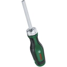 Bosch Destornillador de Carraca con 12 Puntas. Verde / Negro