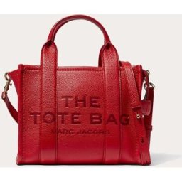 Marc Jacobs Bolso shopping Traveler Mini de piel. Rojo