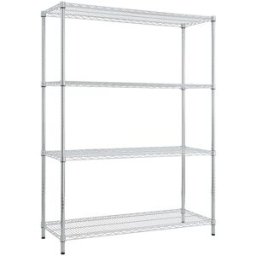 KITHOME Estantería Cromada Modus Pro 180 x 150 x 45 cm. Cromo brillo