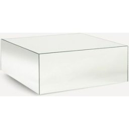El Corte Inglés Mesa de centro cuadrada de espejo Ovar . (90 x 90 cm) Espejo