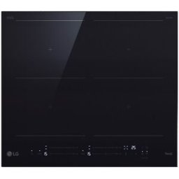 LG Placa de inducción 2 zonas Flex, 59 cm - CBIZ2437B. Negro