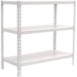 SIMONRACK Estantería metálica Simonclick Superplus 3 Baldas 110x100x30 cm. (110 x 100 x 30 cm) Blanco