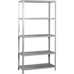SIMONRACK Estantería metálica COMFORT 5 Estantes. (200 x 100 x 50 cm) Gris