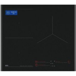 AEG Placa de inducción función puente, 3 zonas de cocción, Saphirmatt - TI63IQ30FZ. Negro mate