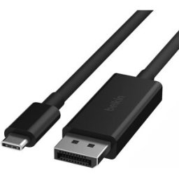 Belkin Cable adaptador USB-C a DisplayPort 1.4, 2 metros. Negro