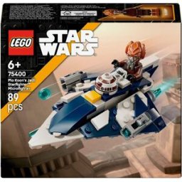 Lego Juego de construcción Microfighter: Caza Estelar Jedi de Plo Koon Star Wars - 75400.