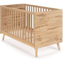 Micuna Cuna convertible (140 x 70 cm) Big Martha. Marrón oscuro niño