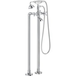 Roca Conjunto de ducha o bañera de pie con grifo bimando Carmen . Cromo