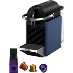 DeLonghi De'Longhi - Cafetera de Cápsulas automática Nespresso De'Longhi Pixie para cápsulas Nespresso Original. Azul
