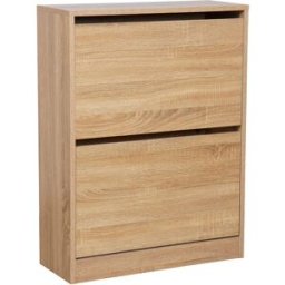 BriCor Mueble Zapatero 2 Puertas. Roble