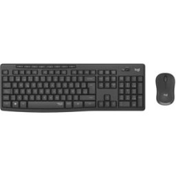 Logitech Combo de teclado + ratón inalámbricos MK295 Grafito. Gris Grafito
